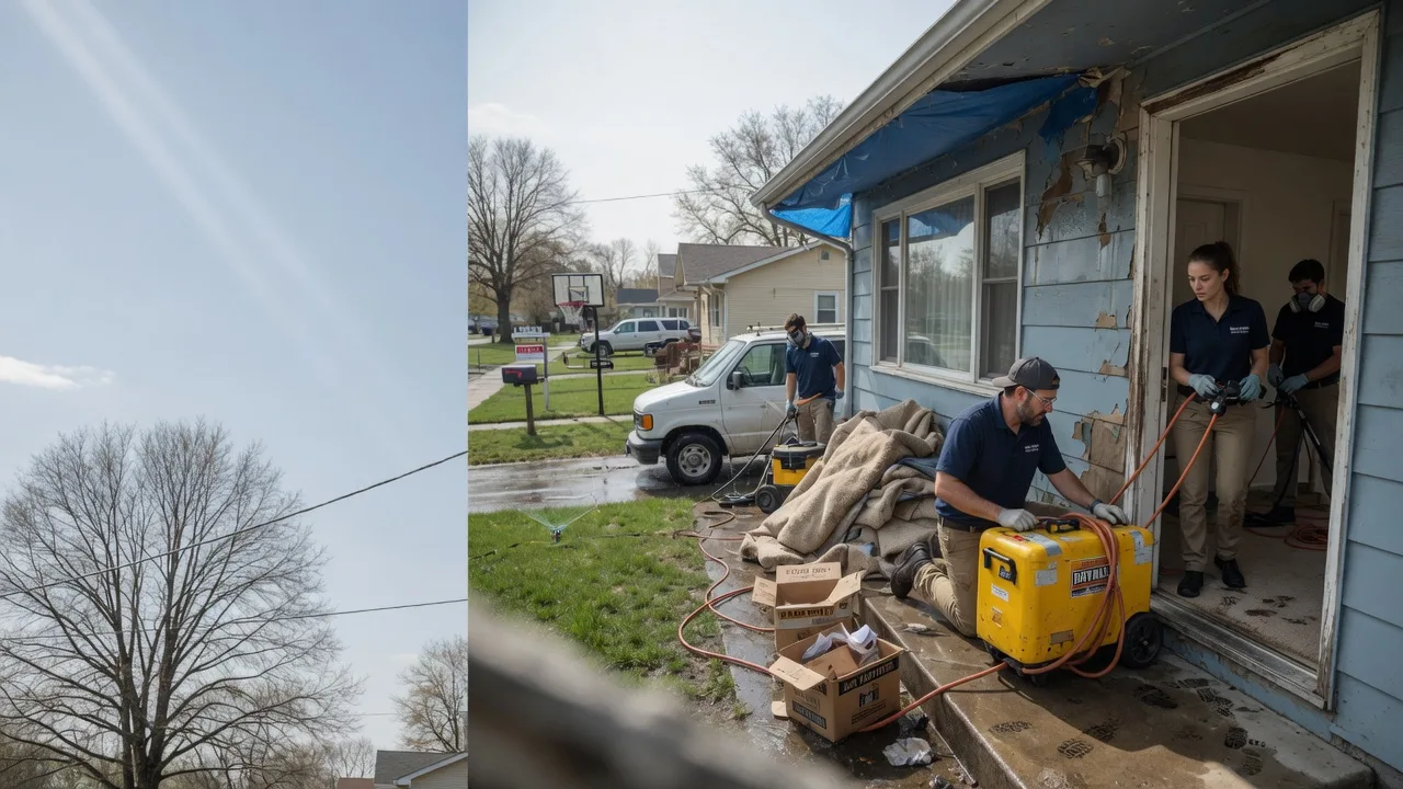Basement Flood Cleanup in Pardeeville, WI near me